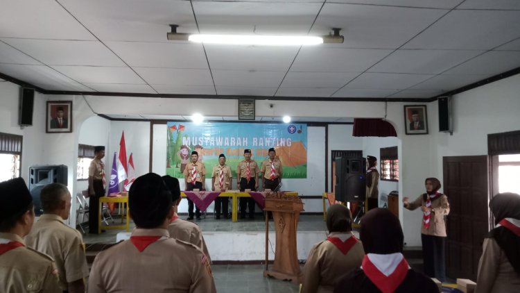 Wakili Danramil, Babinsa Hadiri Rapat Musyawarah gerakan Pramuka