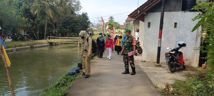 Babinsa Menjadi Juri Lomba PKK,K3 ,dan Kamtibmas Di wilayah Binaan Dalam Menyambut HUT RI Ke 79