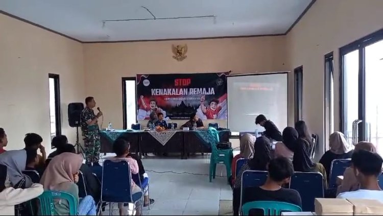 Stop Kenakalan Remaja, Babinsa Koramil Karangkobar Hadir Sebagai Narasumber Kenakalan Remaja