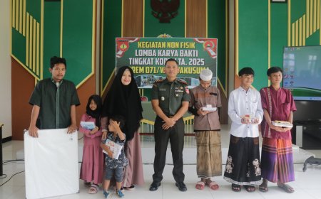 Kodim Banjarnegara Gelar Penyuluhan Edukatif untuk Anak Panti Sehat Cerdas dan Bebas Narkoba