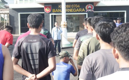Dandim Banjarnegara Beri Motivasi 106 Calon Prajurit Siapkan Diri Tampilkan yang Terbaik