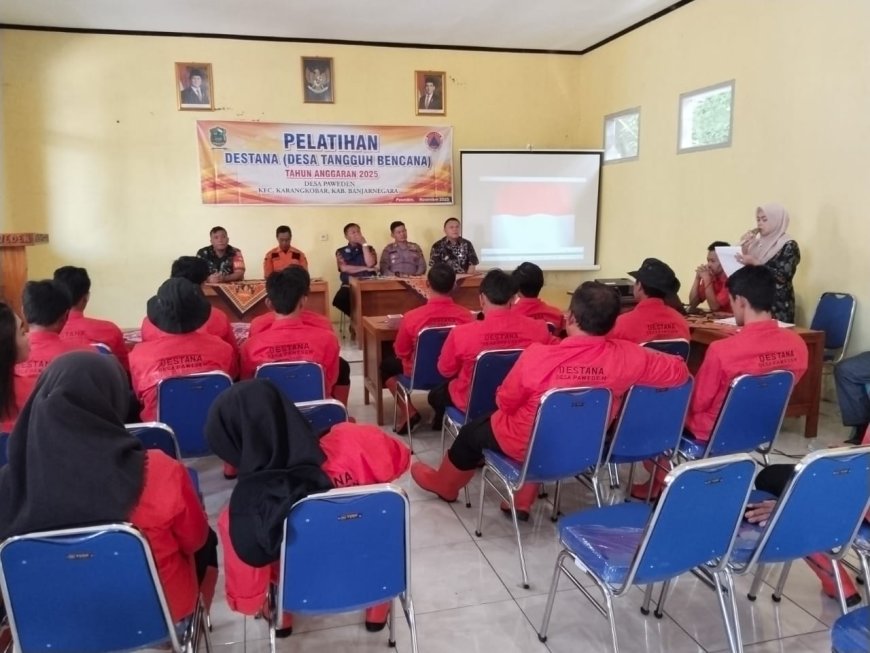 Mewakili Danramil Babinsa Hadiri Pembentukan Dan Pelatihan Destana Desa Paweden