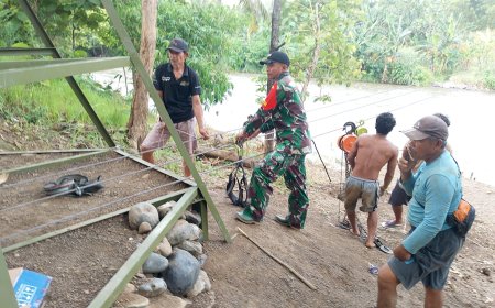 Prajurit Kodam IV/Diponegoro bersinergi hadirkan Jembatan bagi Warga Kalikurmo