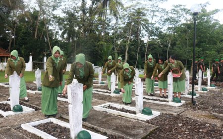 Dandim Banjarnegara Pimpin Ziarah Hari Juang TNI AD 2025