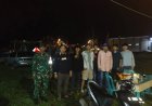 Babinsa Patroli Siskamling Desa Purwonegoro