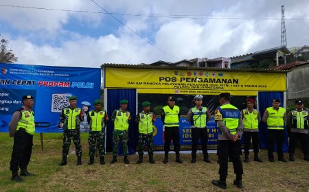 Sinergi TNI-Polri Jaga Wisata Dieng Tetap Aman dan Nyaman