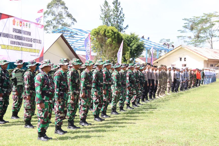 TMMD Sengkuyung Tahap I 2026 Ditutup Warga Pegentan Kini Nikmati Akses Jalan Lebih Baik