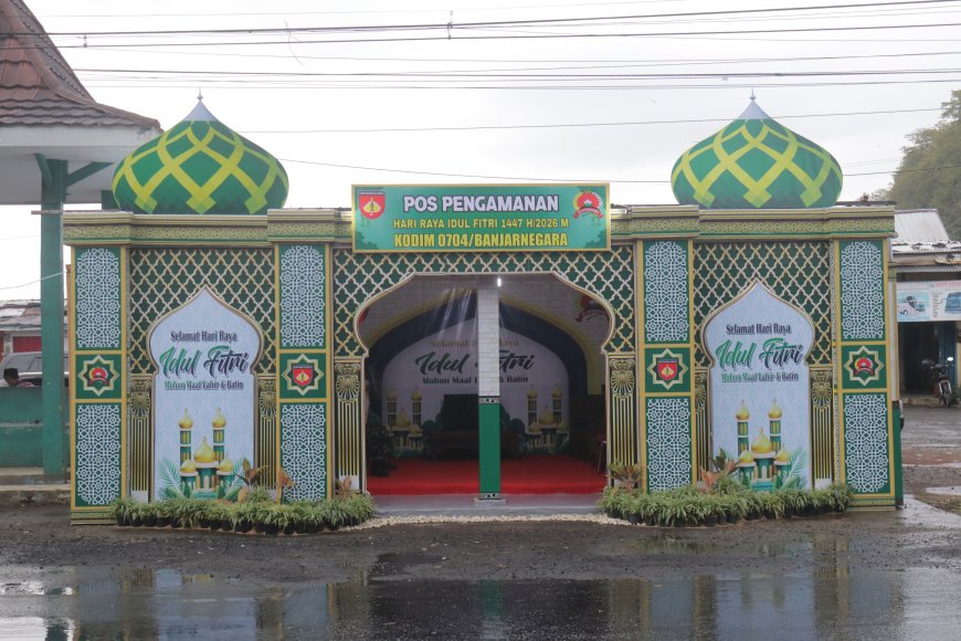 Kodim 0704 Banjarnegara Dirikan Pos Pengamanan di Terminal Mrican