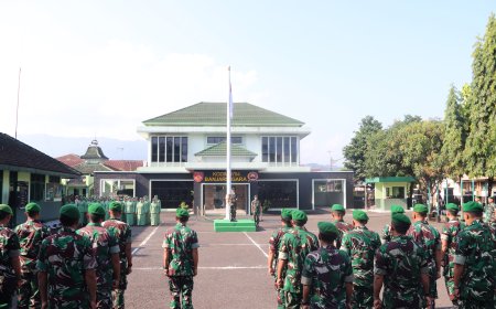 Dandim 0704 Banjarnegara Kenaikan Pangkat Wujud Penghargaan Negara