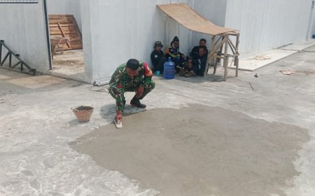 Babinsa Dampingi Pembangunan KDKMP Desa Pagelak