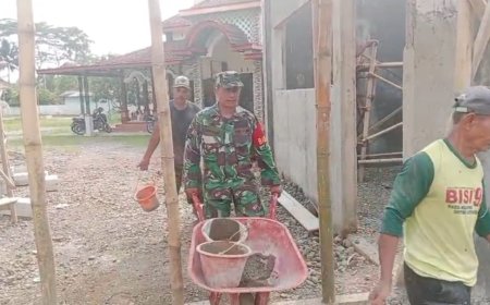 Bangunan Kian Tertata KDKMP Piasa Wetan Terus Menuju Penyelesaian