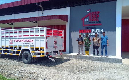 Babinsa Koramil 08 Purwanegara Awasi Pembangunan KDKMP di Desa Kaliajir