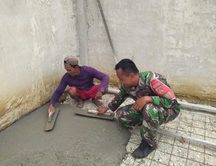 Lantai Dicor Harapan Mulai Menguat di KDKMP Kalimandi