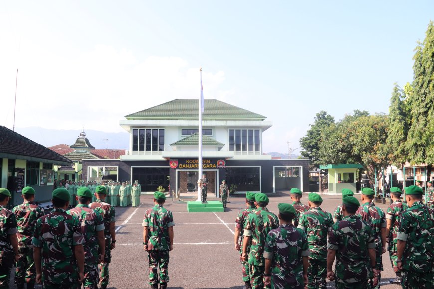 Dandim 0704 Banjarnegara Kenaikan Pangkat Wujud Penghargaan Negara