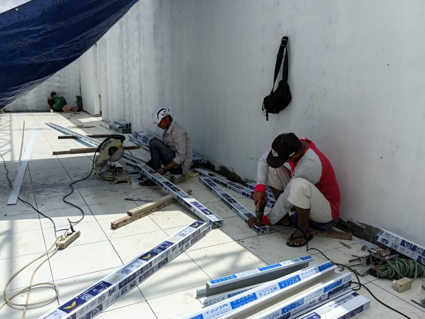 Pembangunan KDKMP Desa Situwangi Dipercepat Babinsa Turut Dampingi