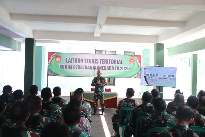Dandim 0704 Banjarnegara Buka Latnister Tekankan Peningkatan Kemampuan Prajurit