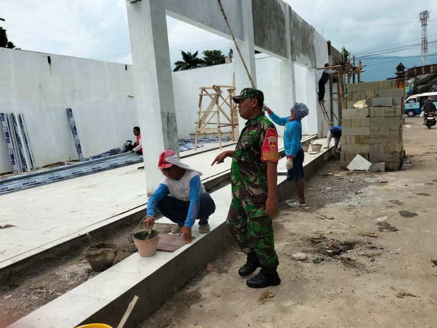 Sentuhan Detail di Setiap Sudut Babinsa Dampingi Finishing KDKMP Parakancanggah