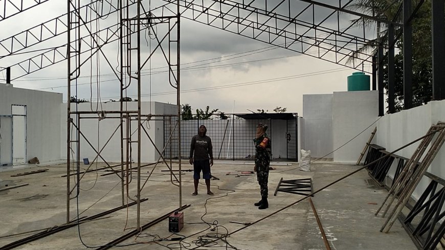 Dinding Dirapikan Keramik Dipasang KDKMP Klampok Kian Menampakkan Wujudnya