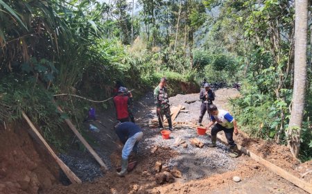 TMMD Sengkuyung Tahap II Kodim 0704 Banjarnegara Dorong Pembangunan Desa Lawen
