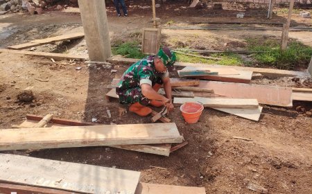 Pengawasan Babinsa Sigaluh Percepat Pembangunan KDKMP Kalibenda