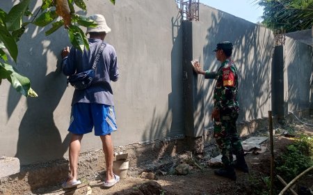 Babinsa Wanadadi Dampingi Tahap Finishing KDKMP di Kandangwangi