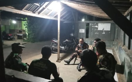 Babinsa dan Aparat keamanan Desa Bersatu Ciptakan Lingkungan Aman dan Nyaman