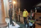 Lingkungan Aman Wargapun Nyaman Babinsa Rutin Laksanakan Patroli Malam