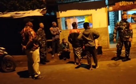 Koramil 11 Punggelan Sinergi Patroli Siskamling Sasar Bahaya Narkoba dan Judi Online