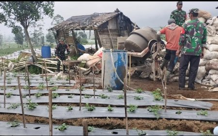 Jalan Mulus Rezeki Mulus Permudah Akses Petani Koramil Bantu Pembangunan JUT