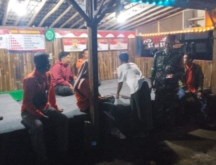 Koramil 08 Purwanegara Gelar Patroli Siskamling untuk Jaga Keamanan dan Ketertiban Warga
