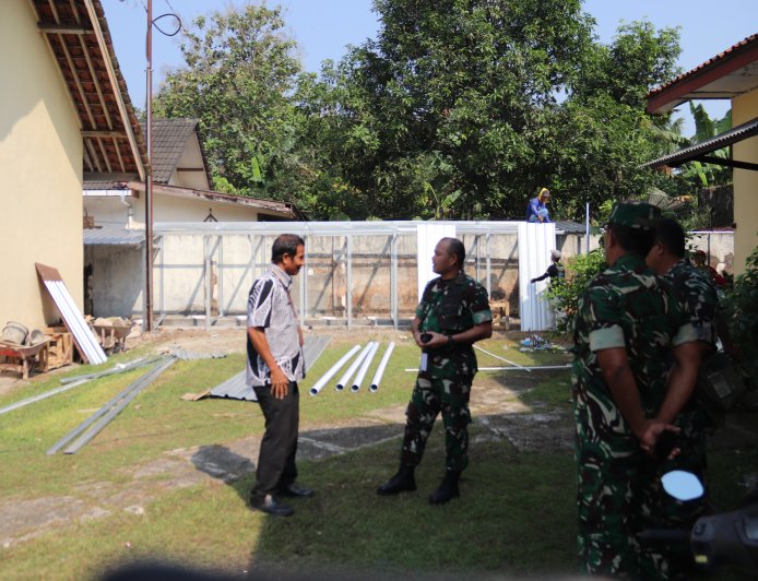 Dandim 0704 Banjarnegara Tinjau Kesiapan Marshaling Area Yonif TP di BLK Klampok