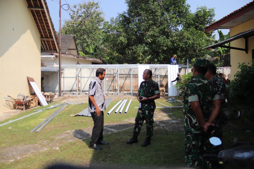 Dandim 0704 Banjarnegara Tinjau Kesiapan Marshaling Area Yonif TP di BLK Klampok