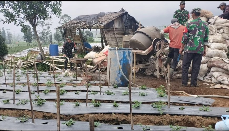 Jalan Mulus Rezeki Mulus Permudah Akses Petani Koramil Bantu Pembangunan JUT