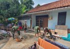 TNI Gotong Royong Renovasi RTLH di Mertasari Wujud Kepedulian Koramil 08 Purwanegara