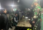 Wujud Nyata Kepedulian Dalam Menciptakan Keamanan Lingkungan Babinsa Koramil 17 Wanayasa melaksanakan Patroli Malam