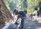Talang Seng Jadi Andalan Percepat Pengecoran Jalan TMMD di Dusun Kunir