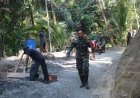 Panggul Adukan Bersama Wujud Nyata Sinergi TNI dan Warga Bangun Desa