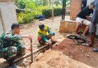 Ketelitian Jadi Kunci Satgas TMMD dan Warga Ukur Ketinggian Pondasi RTLH Milik Pak Toid