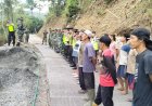 Apel Pagi Jadi Penyemangat Satgas TMMD Danramil Susukan Teguhkan Komitmen Membangun Desa