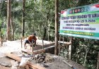 Pak Wondo Telaten Pasang Bekisting Pos Kamling TMMD Mulai Terbentuk
