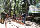 Praka Fajri Teliti Ukur Pos Kamling TMMD Reguler ke-129