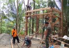 Triyono dan Satgas TMMD Percepat Pembangunan Pos Kamling Progres Capai 40 Persen