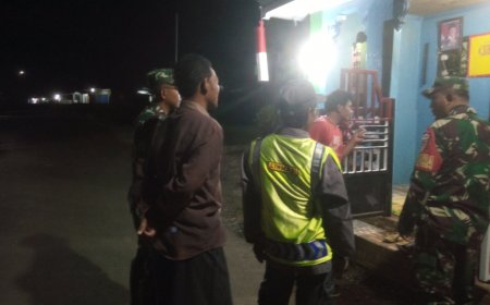 Patroli Malam Cegah Gangguan Kamtibmas