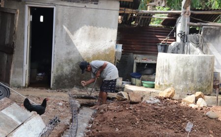 Tangan Risanto Ikut Merangkai Harapan Baru untuk Rumah Pak Toid