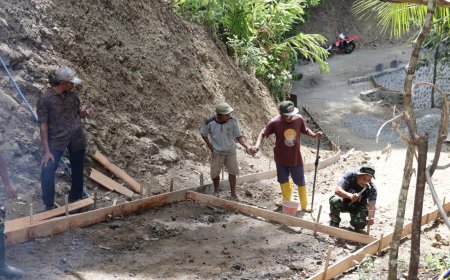 Papan Demi Papan Bangun Jalan TMMD Reg 129