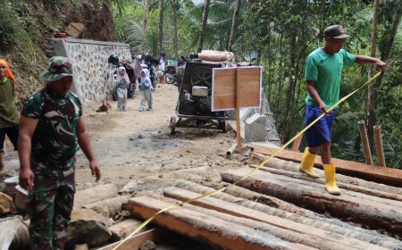 Ukur Presisi Demi Gorong-Gorong Kokoh Demi Kualitas TMMD Reg 129