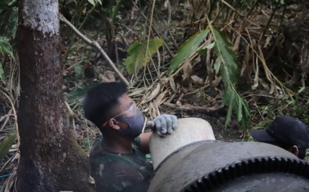 Molen Jadi Jantung Pengecoran TMMD Reguler ke-129