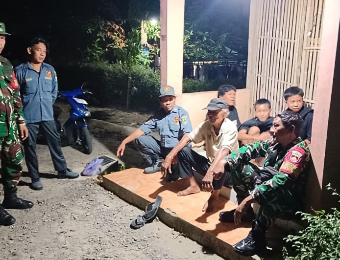 Koramil 09 Susukan Intensifkan Patroli Malam Bersama Warga Wujud Nyata Sinergi Jaga Kamtibmas