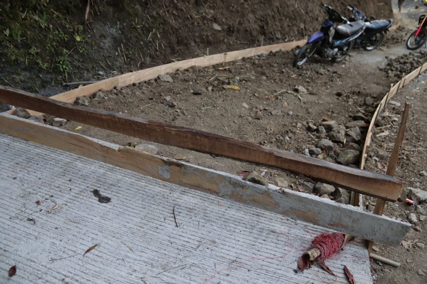 Lima Hari Pascapembukaan TMMD, Pembangunan Rabat Beton di Gumelem Kulon Capai 14 Persen