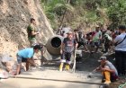 Saling Bahu Membahu Semangat Gotong Royong Hidupkan TMMD di Gumelem Kulon